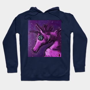 A Seahorse Purple Hoodie